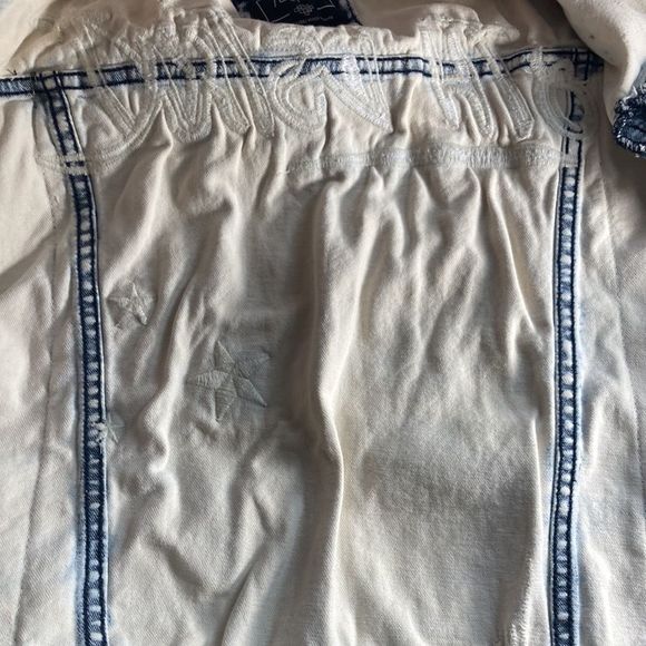 Mens 8ight/Dstrkt XL Acid Wash Denim Vest - Picture 14 of 15